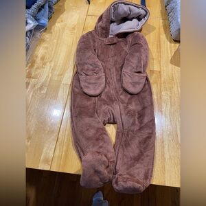 Carter's Soft Brown Kids Footie
